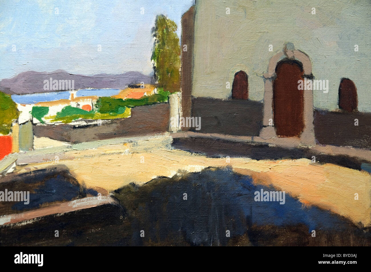 Détail : chapelle de Saint Joseph, Saint-Tropez, 1904, par Henri Matisse Banque D'Images