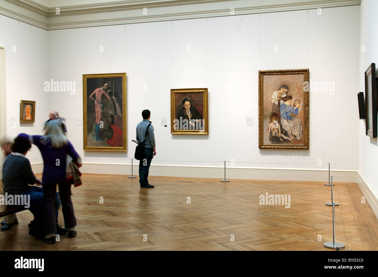 Metropolitan Museum of Art, New York, Galerie d'Art Moderne, peintures de Picasso Banque D'Images