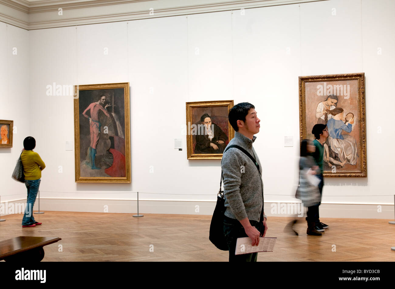 Metropolitan Museum of Art, New York, Galerie d'Art Moderne, peintures de Picasso Banque D'Images