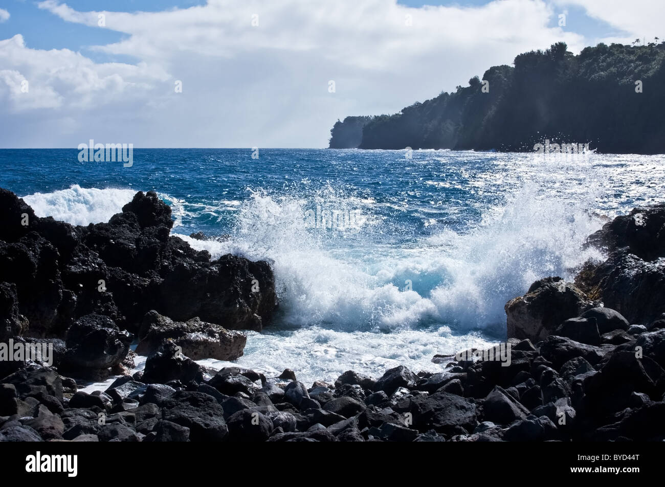 Point de Laupahoehoe sur Hawaii's Big island Banque D'Images