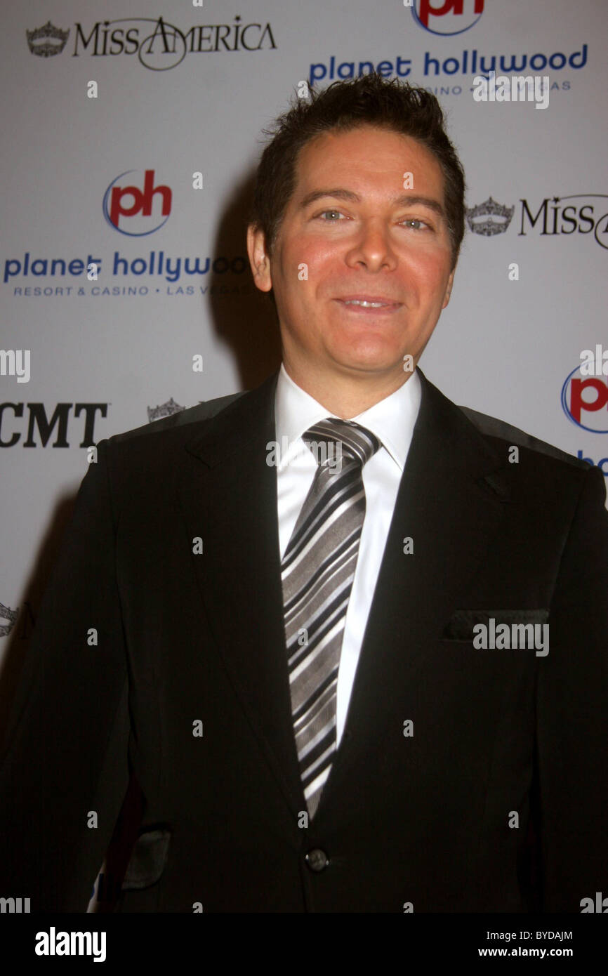 Michael Feinstein Miss America 2007 Conférence de presse avec les juges ont tenu à l'Aladdin Hotel and Casino Las Vegas, Nevada - Banque D'Images