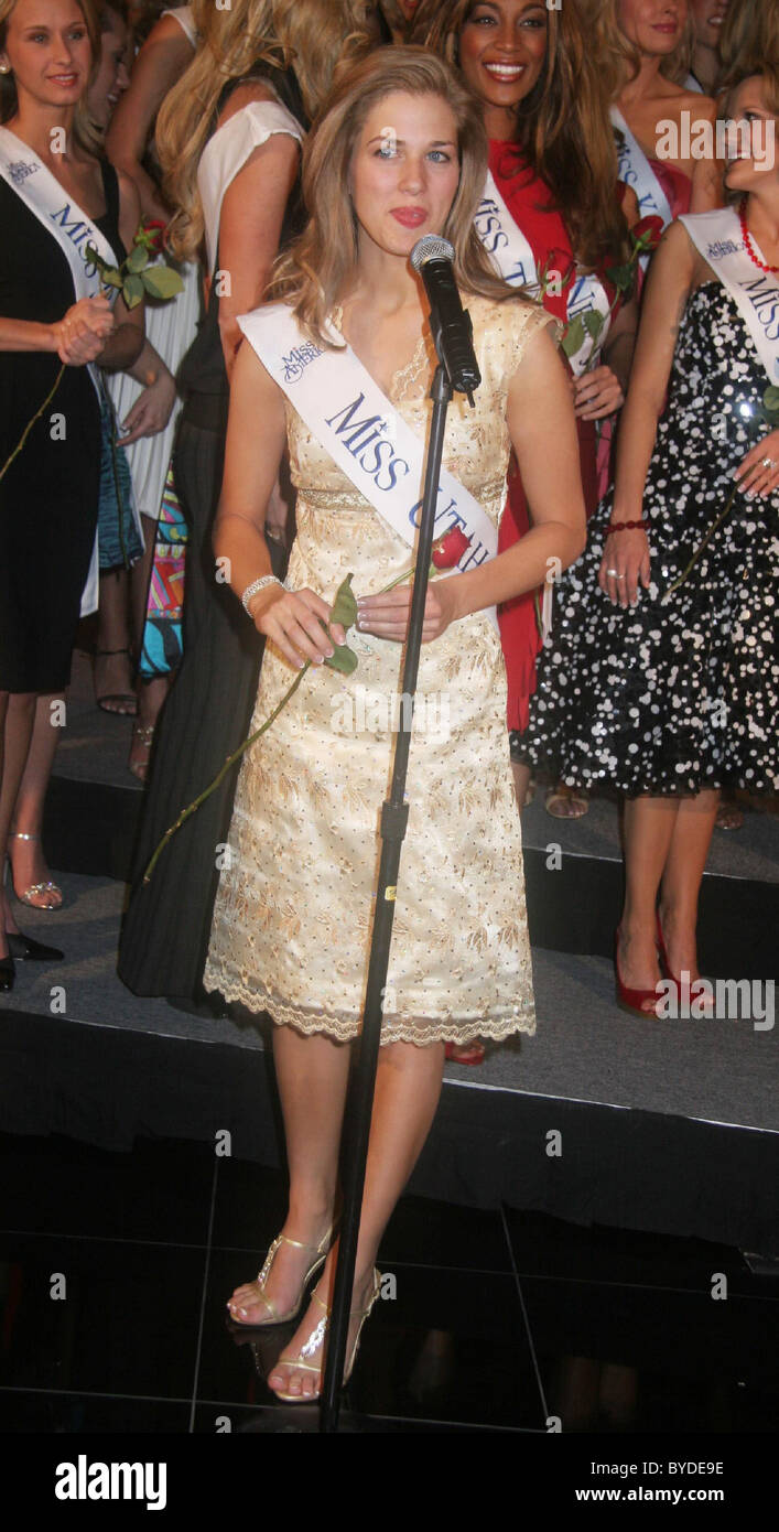 2007 Candidat à l'Investiture de Miss America Arrivée cérémonie tenue à Aladdin Hotel and Casino Las Vegas, Nevada - 19.01.07 Banque D'Images
