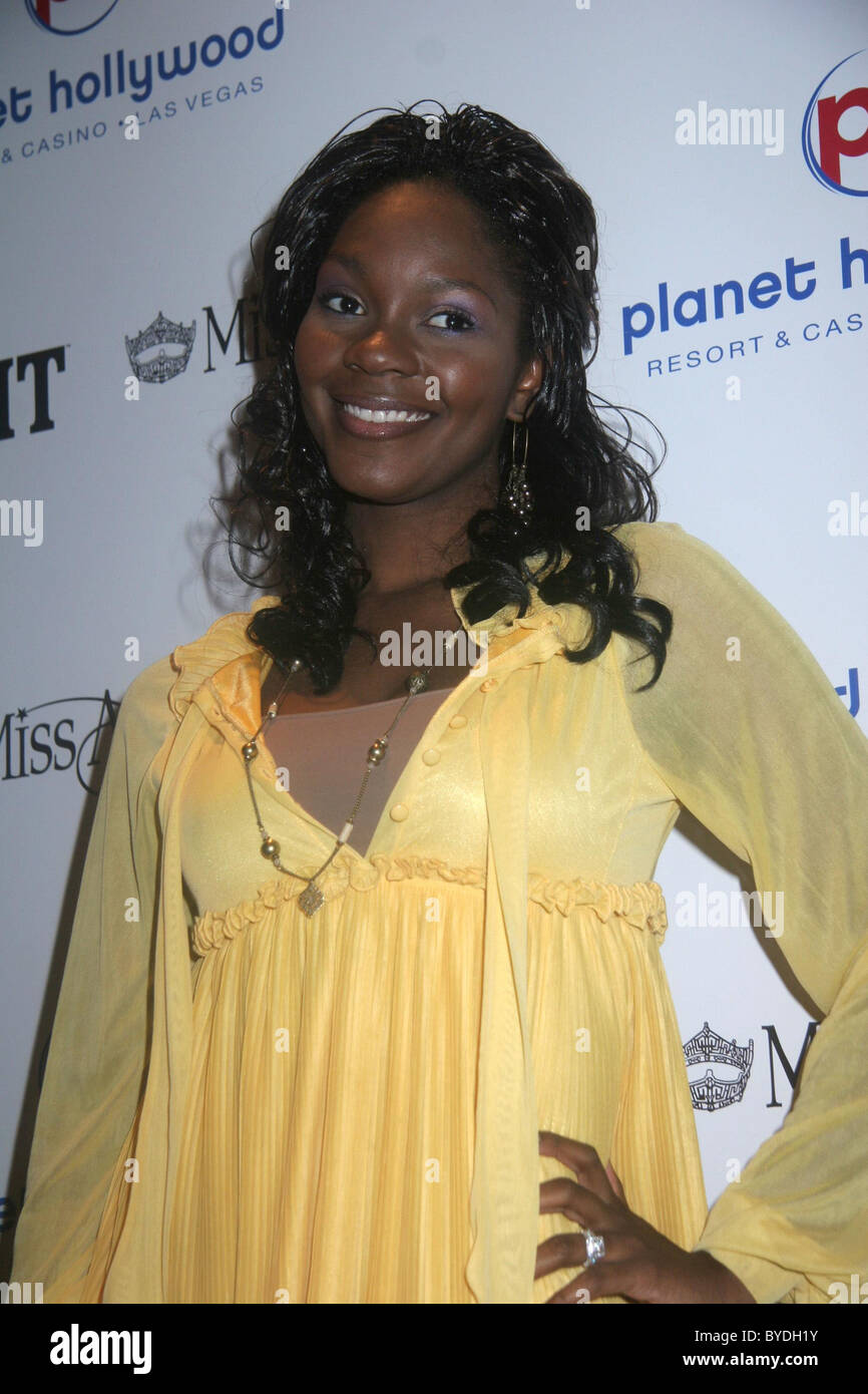 Erica Dunlap à la Miss America 2007 Conférence de presse à l'Aladdin Hotel and Casino Las Vegas, Nevada - 27.01.07 Banque D'Images