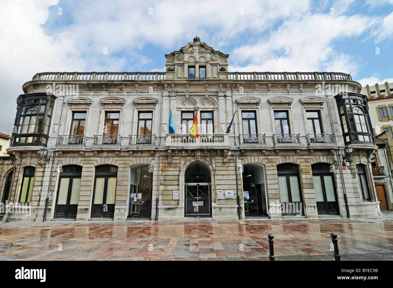 Bâtiment historique, Oviedo, Asturias, Spain, Europe Banque D'Images
