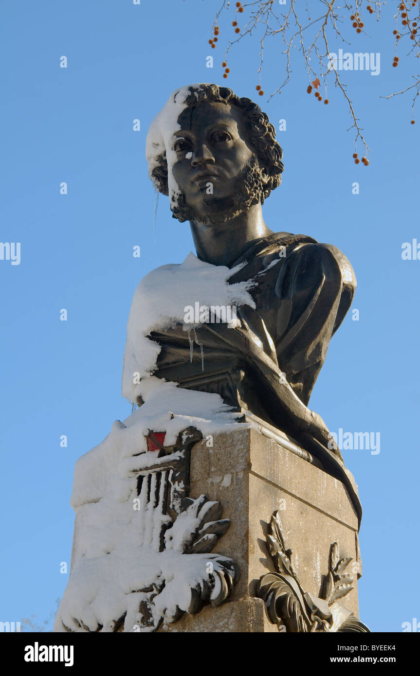 Alexandre Sergueïevitch Pouchkine, Monument Odessa, Ukraine, Europe Banque D'Images