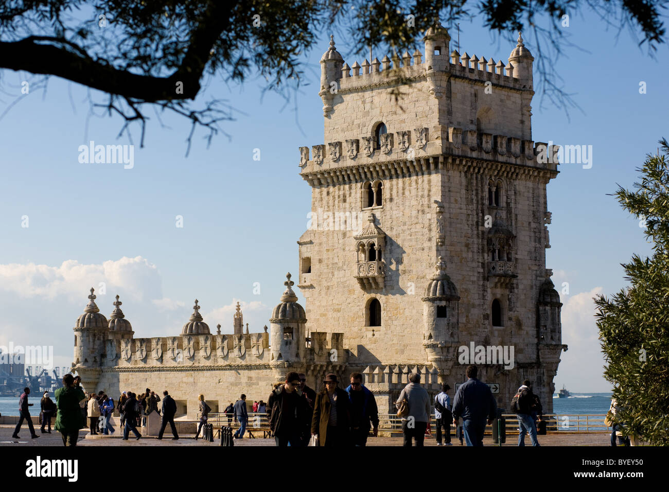 La tour de Belém, Lisbonne, Portugal Banque D'Images