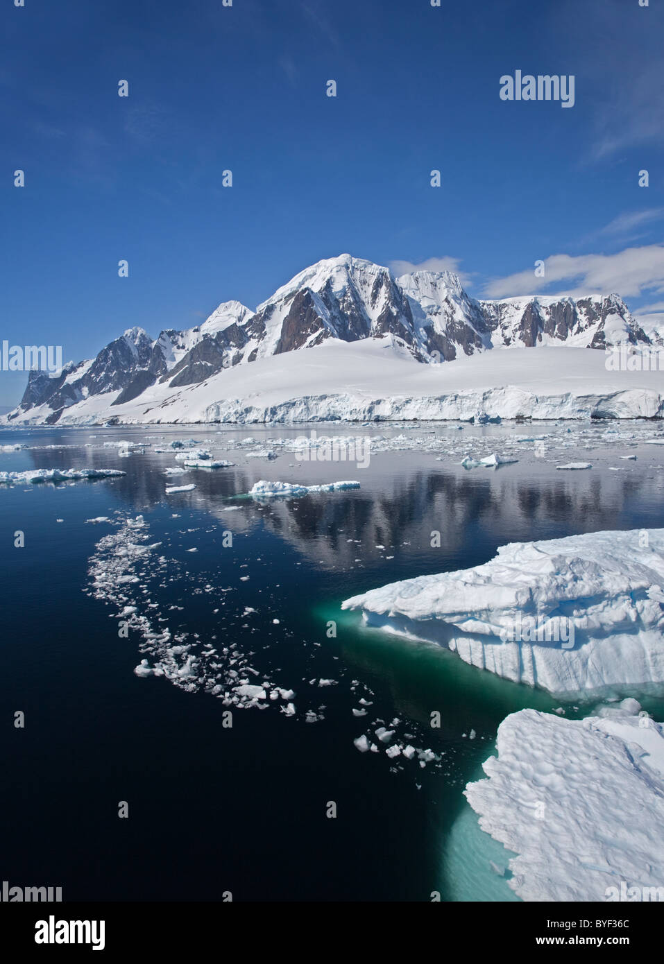 Canal Lemaire, Péninsule Antarctique Banque D'Images
