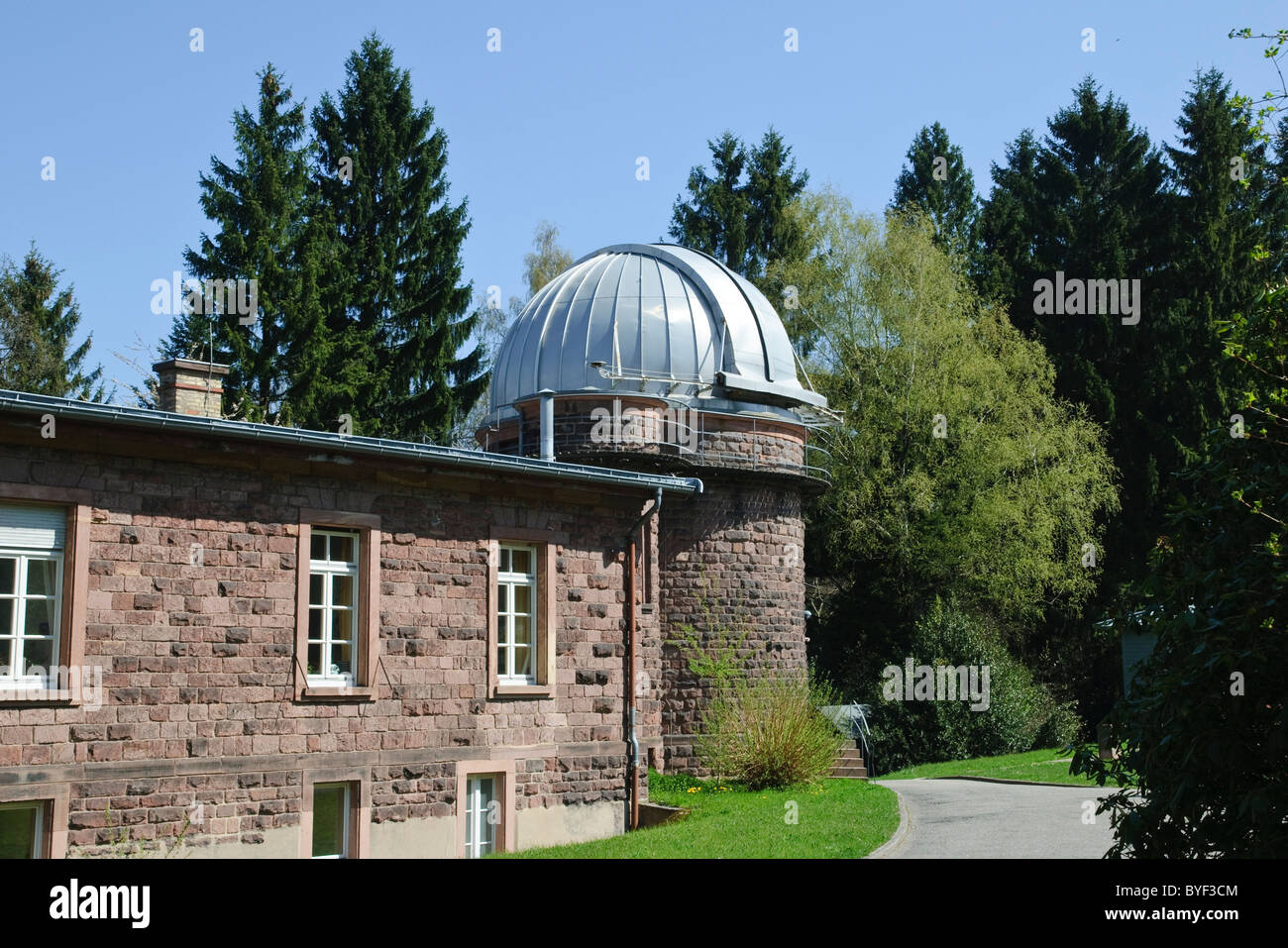 Heidelberg, observatoire sur le Konigstuhl, Baden-Wurttemberg, Allemagne Banque D'Images