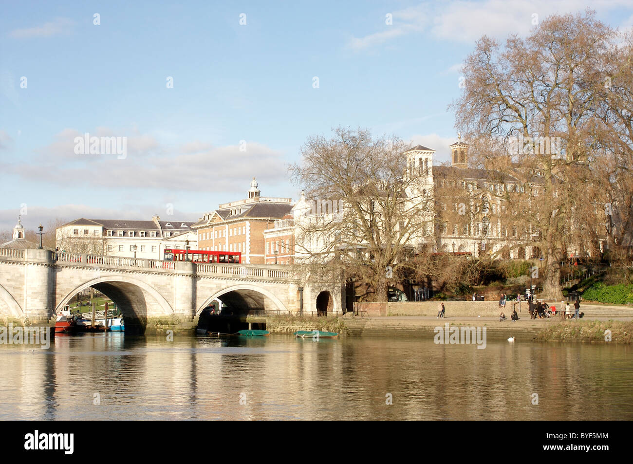 Vue de Richmond upon Thames, Angleterre Banque D'Images