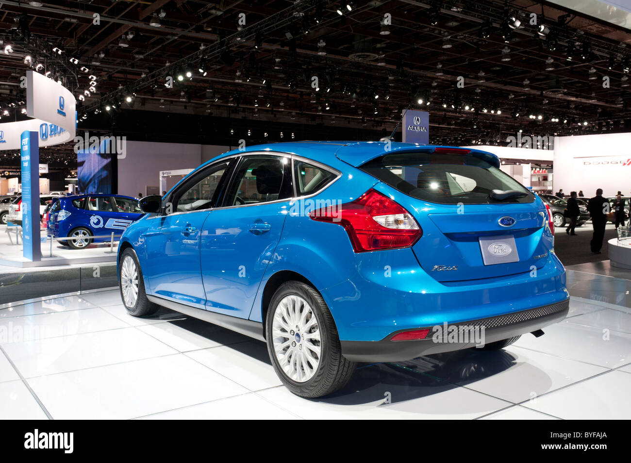 2012 Ford Focus à l'édition 2011 du North American International Auto Show de Detroit Banque D'Images