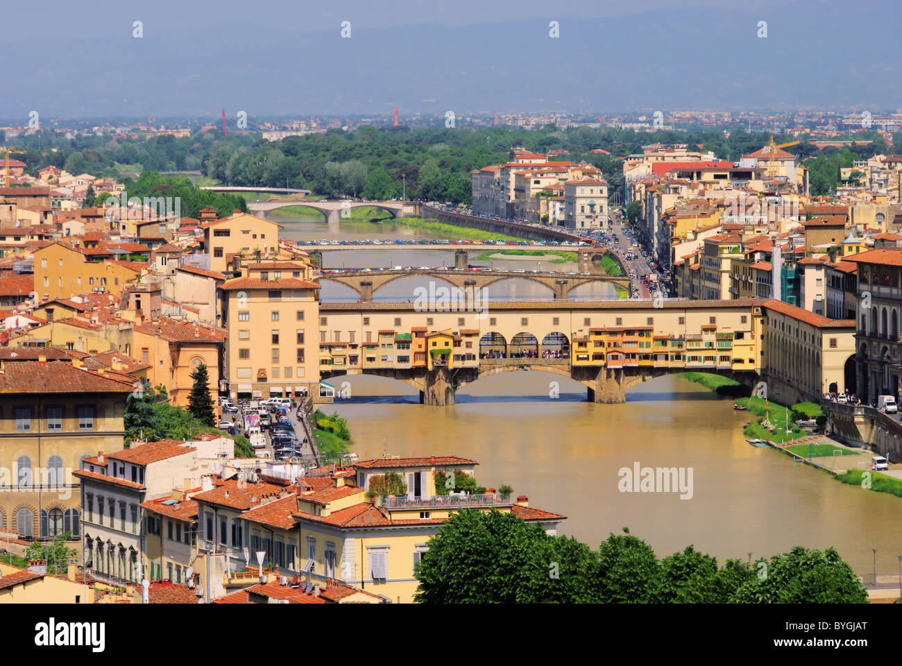 Florenz Bruecke - Florence bridge 10 Banque D'Images