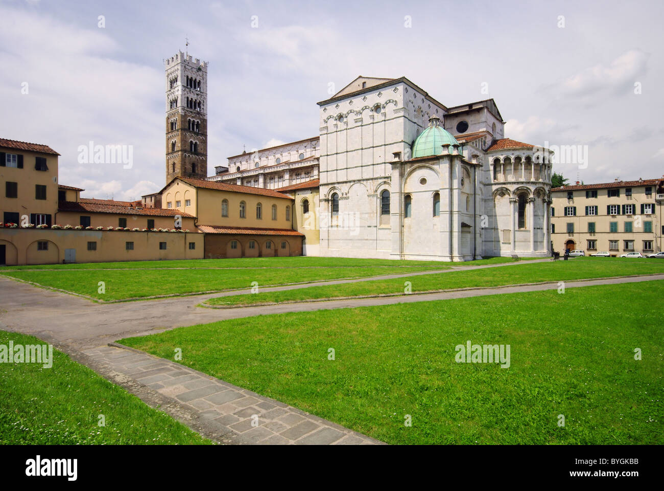 Lucca Kathedrale - la cathédrale de Lucques 01 Banque D'Images