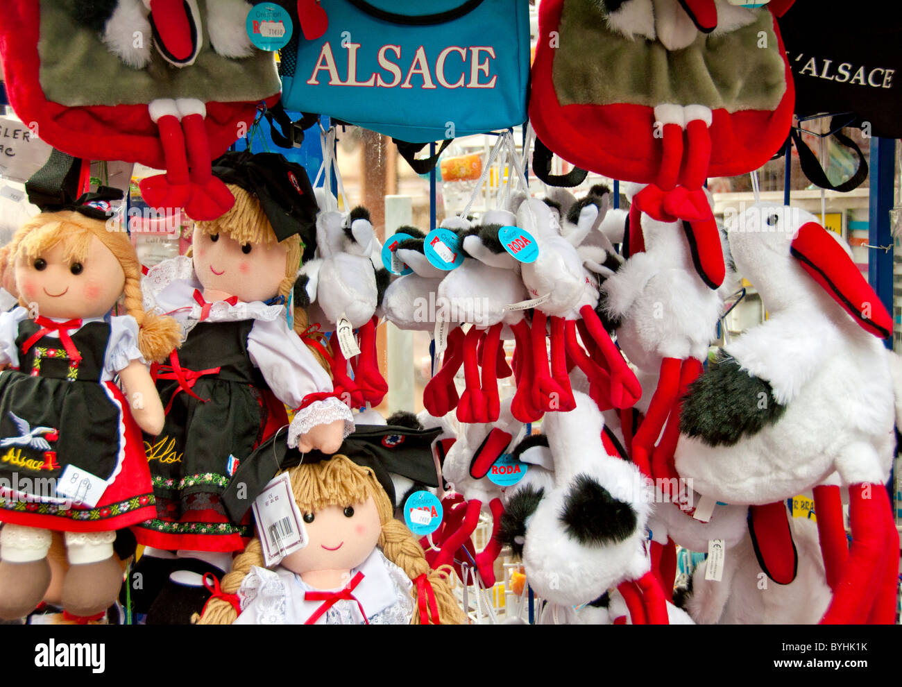 Souvenirs, Souvenirs Elsässische alsacien Banque D'Images