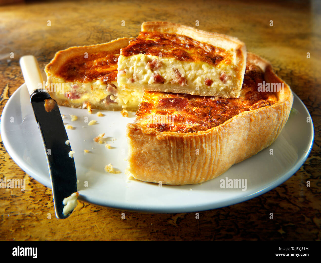 La quiche lorraine, Banque D'Images