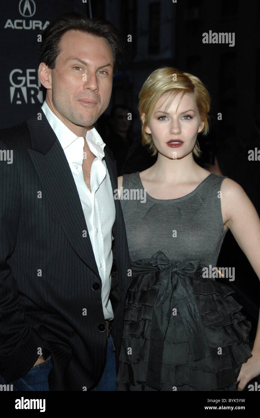 Christian Slater, Elisha Cuthbert au New York Premiere de "Il était un homme tranquille" 12e édition de Gen Art Film Festival tenu à Banque D'Images