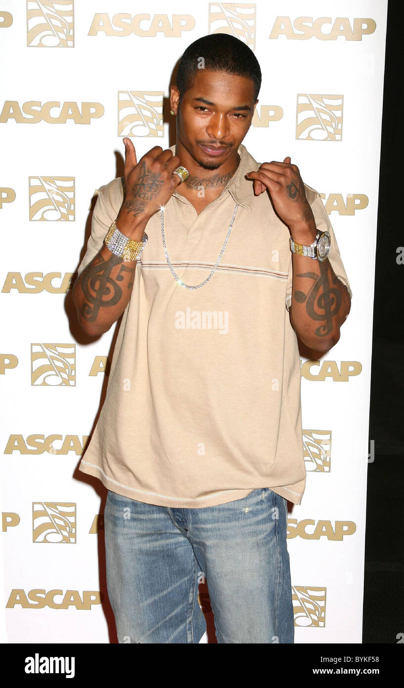 Chingy 24e conférence annuelle de l'ASCAP Pop Music Awards tenue au théâtre Kodak - Arrivées Hollywood, Californie - 18.04.07 salle debout Banque D'Images