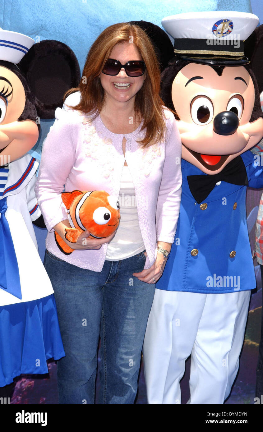 Valerie Bertinelli Lancement de le monde de Nemo Submarine Voyage attraction de Disneyland Resort à Anaheim, Californie - Banque D'Images