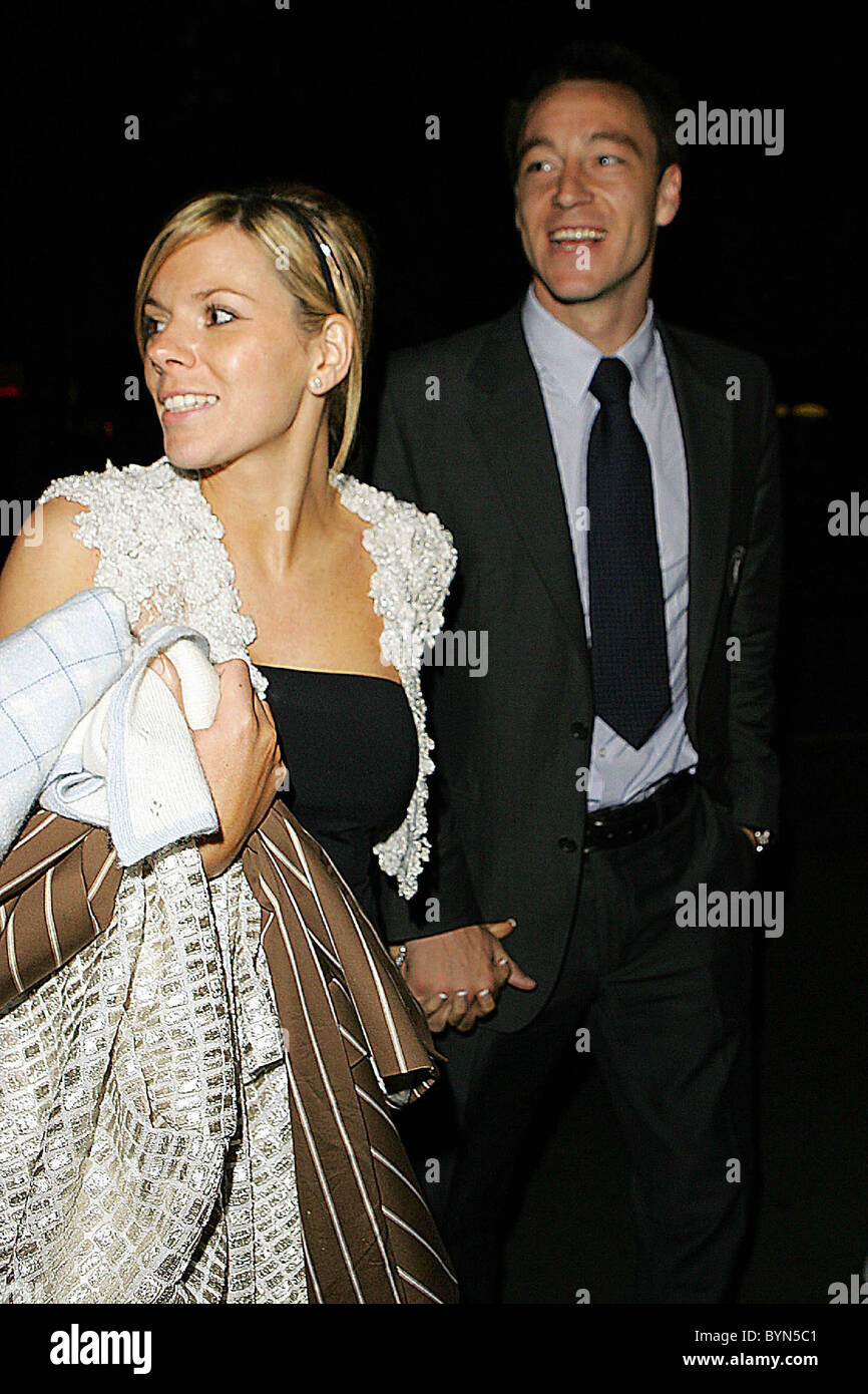 John Terry et Toni Poole Chelsea FA Cup Afterparty à Frankie's Bar Londres, Angleterre - 19.05.07 Banque D'Images