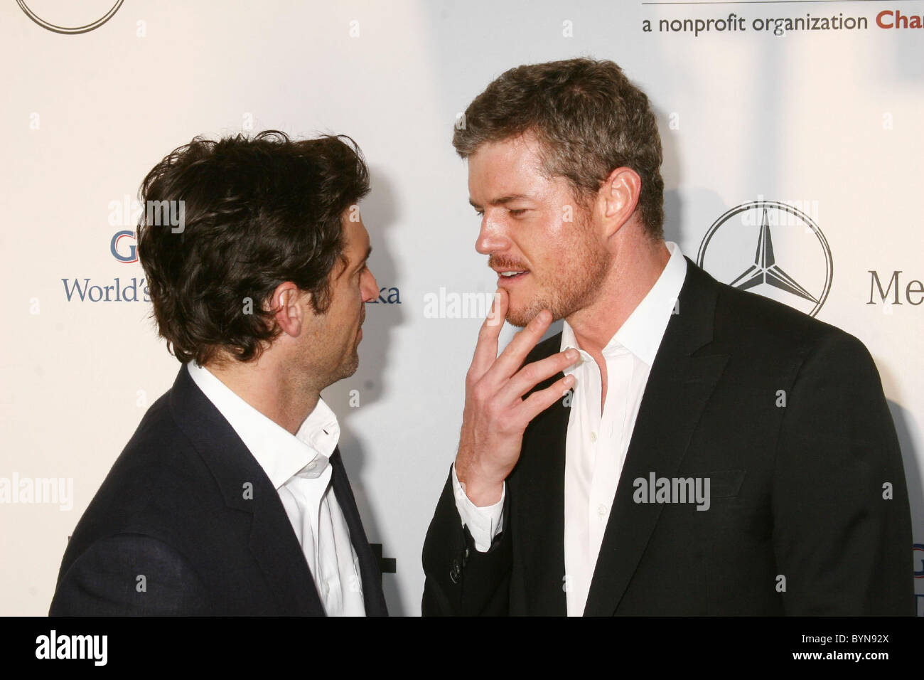Patrick Dempsey et Eric Dane 2007 Chrysalis Butterfly Ball qui a eu lieu à la maison de Susan Harris et Hayward Kaiser - Arrivées Banque D'Images