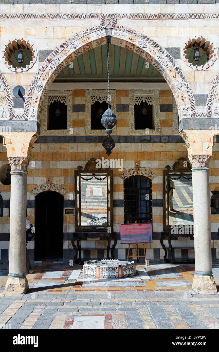 Le Palais Azem, Damas, Syrie Banque D'Images