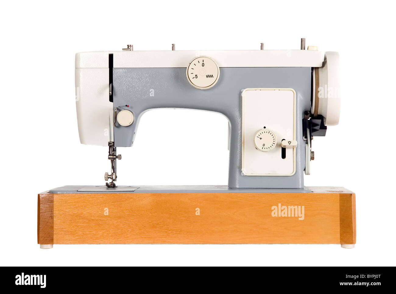 Old vintage machine à coudre pour la confection des vêtements Banque D'Images