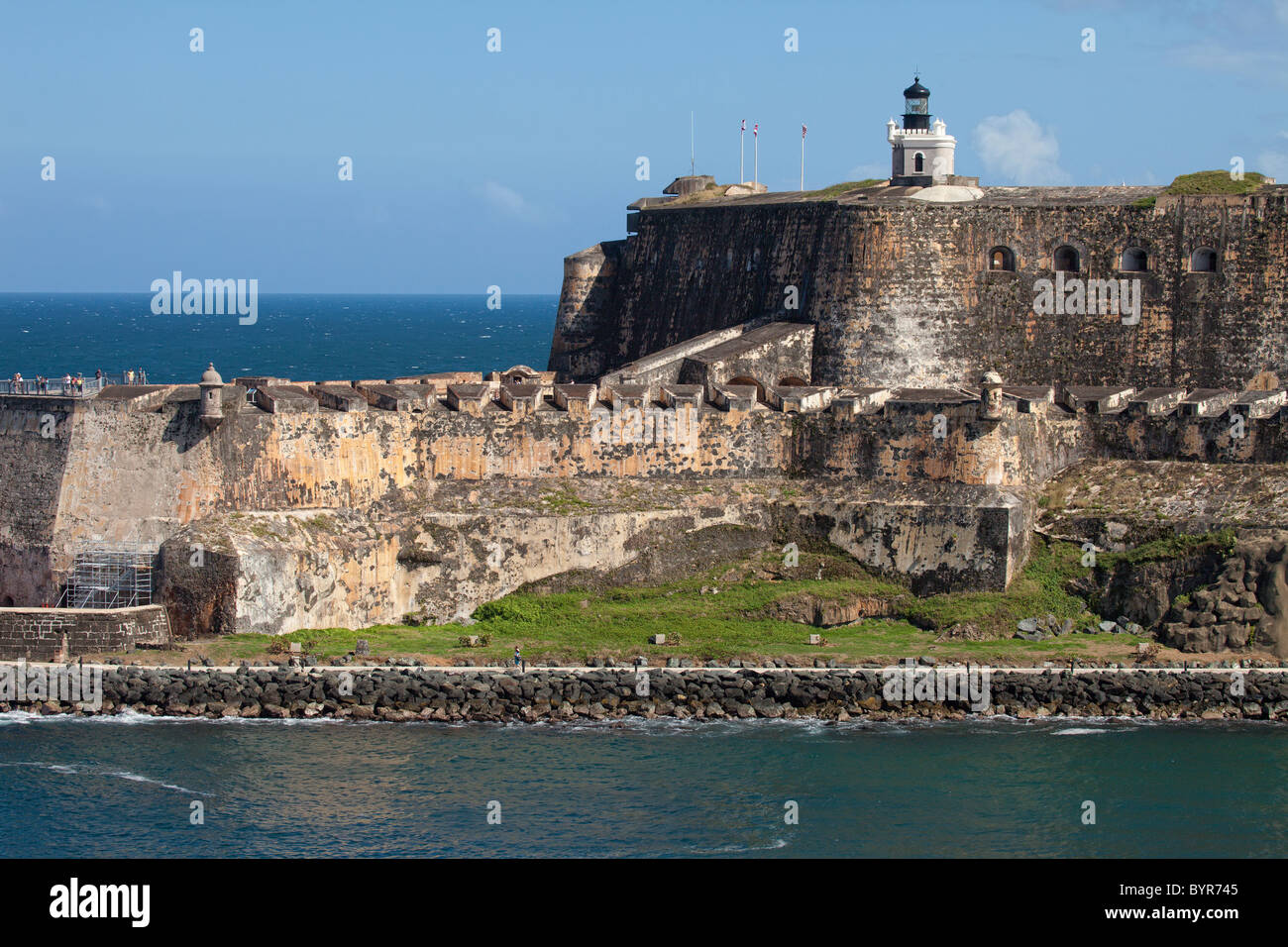El Morro Castle à San Juan, Puerto Rico Banque D'Images
