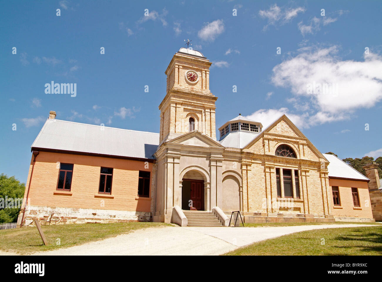 La construction d'asile au Site historique de Port Arthur, Tasmanie, Australie Banque D'Images