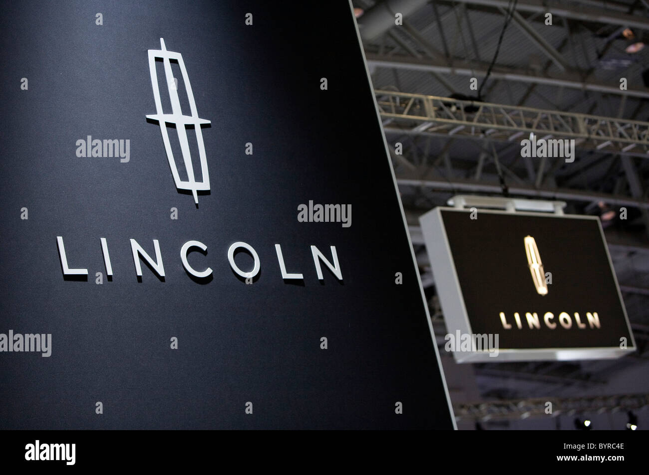 Lincoln autos à la Washington Auto Show. Banque D'Images