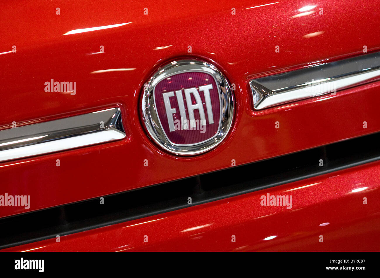 La Fiat 500. Banque D'Images