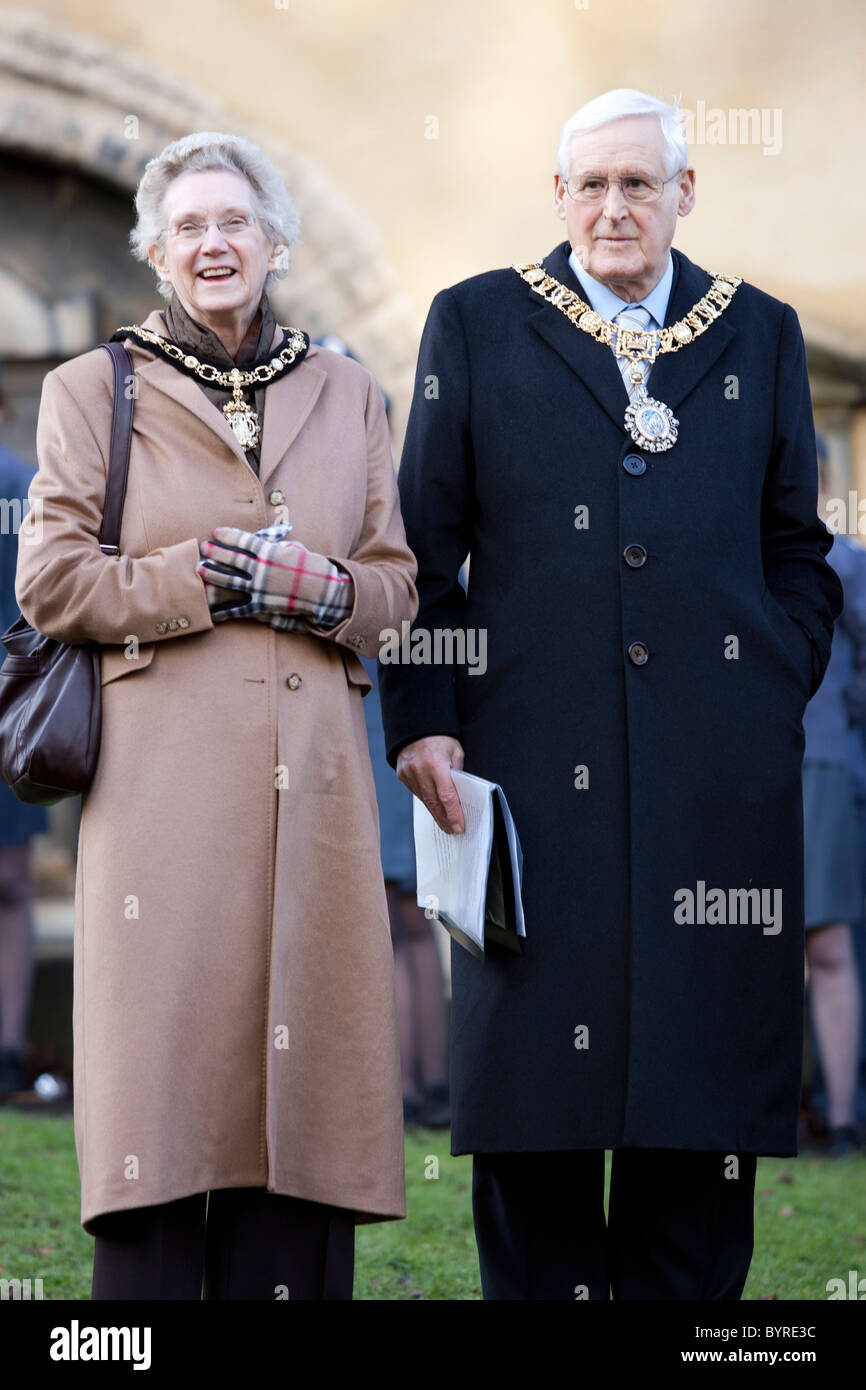 UK Ecosse -- -- 2011 -- Edinburgh's Lord et Lady Provost Grubb. Banque D'Images