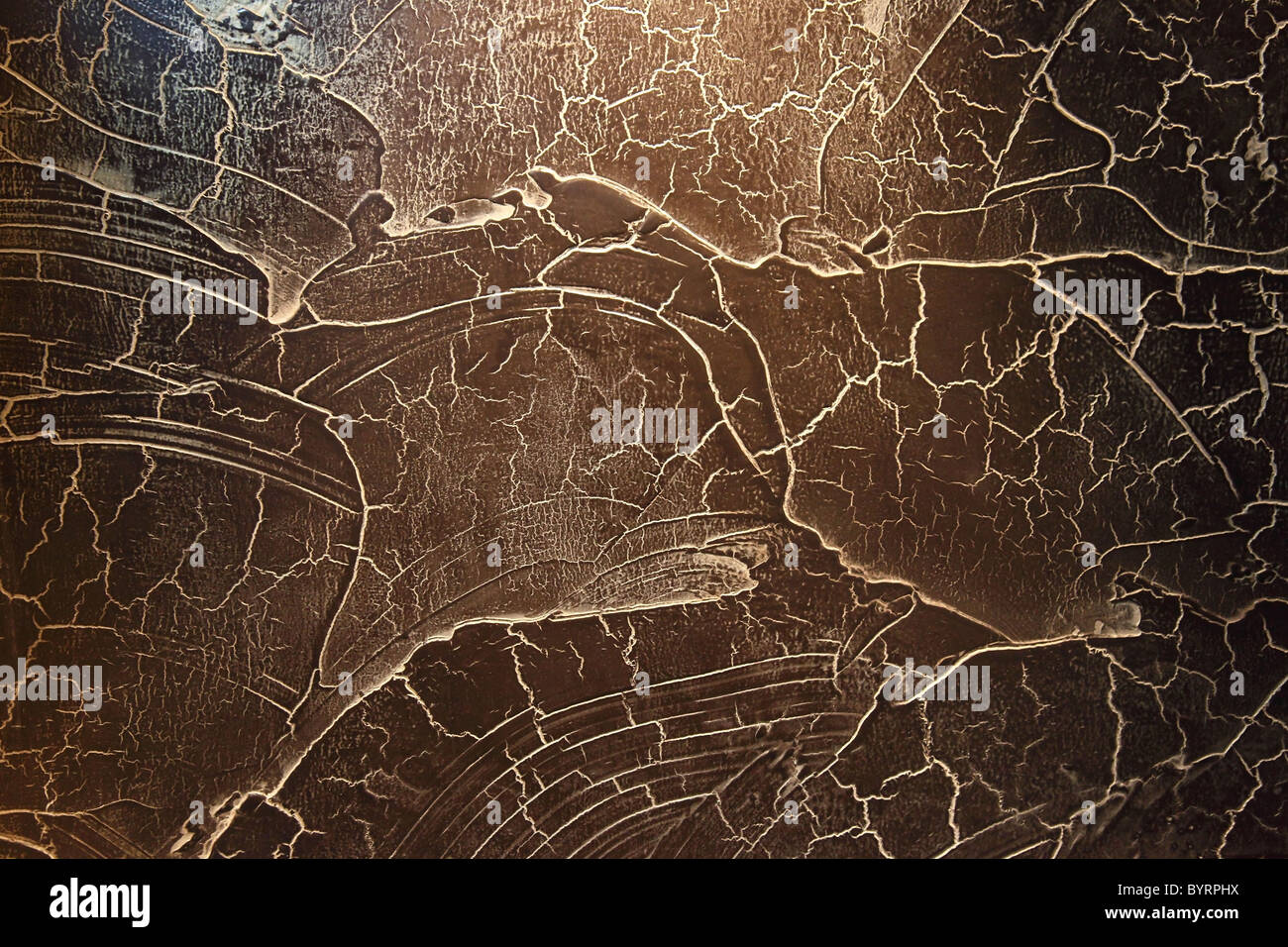 Abstraite noir décoratif mural d'intérieur comme arrière-plan ou en toile de fond. Banque D'Images