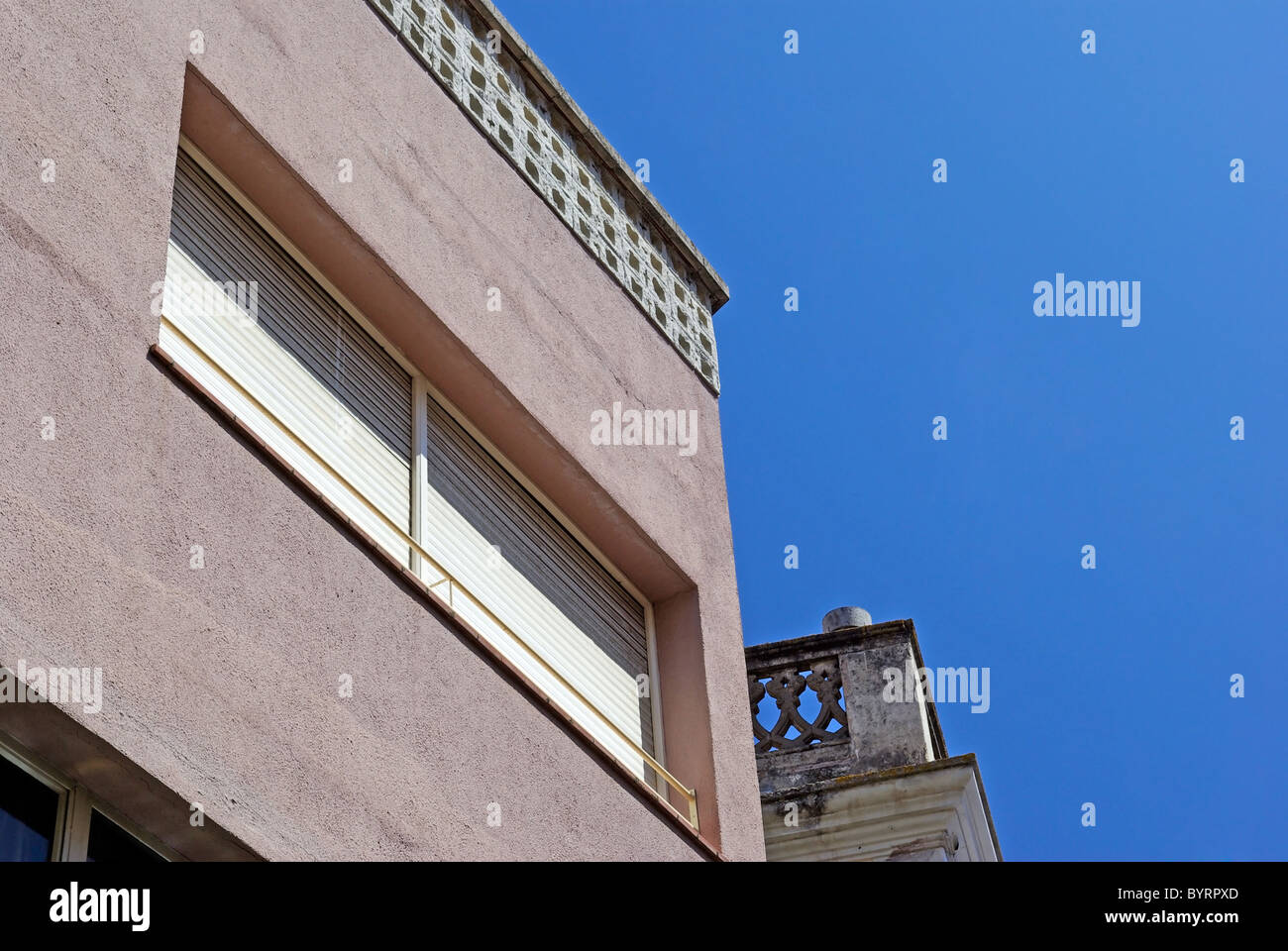 L'architecture espagnole lumineux photo. Lloret de Mar, Costa Brava. Banque D'Images