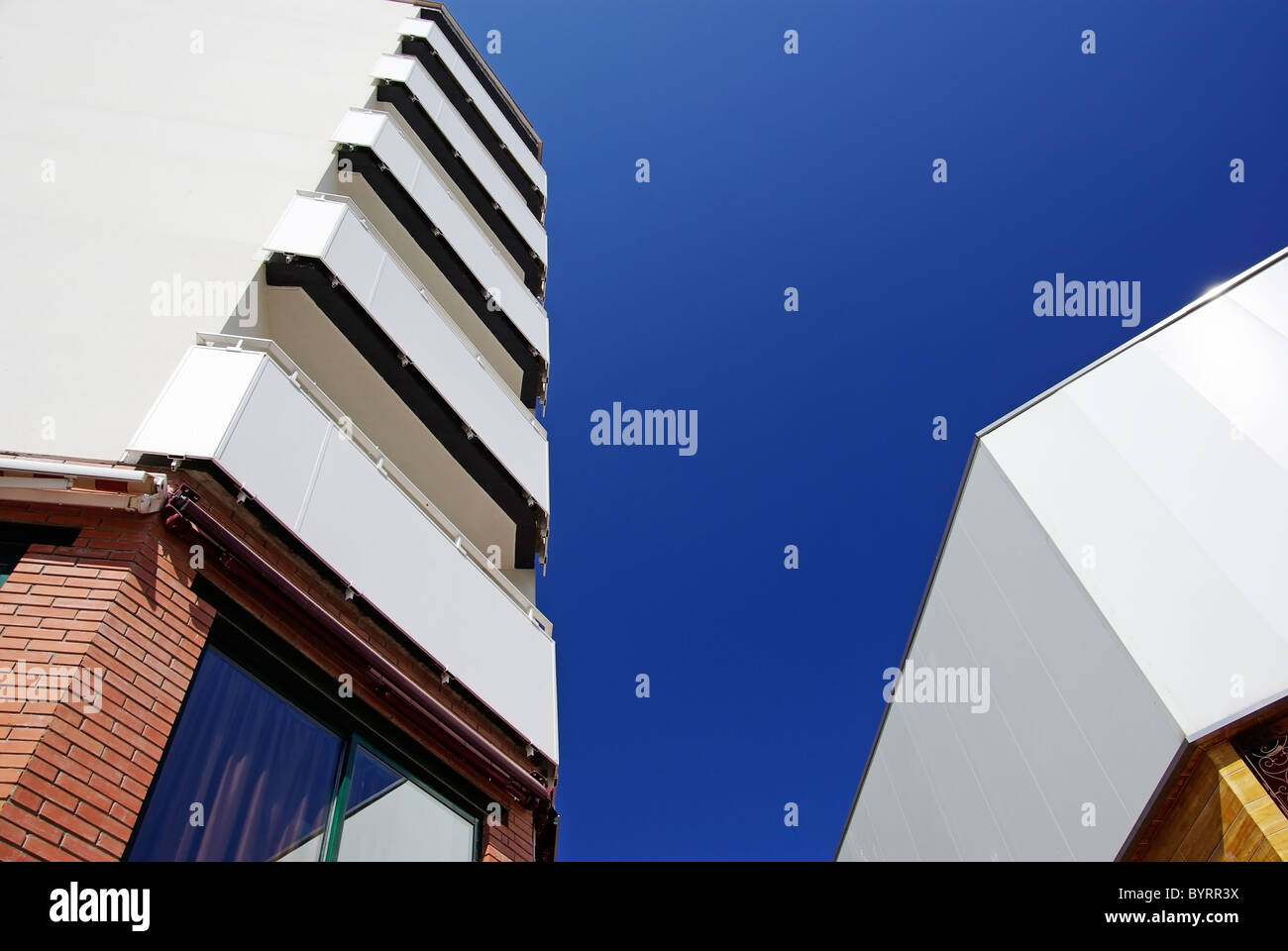 L'architecture moderne d'appartements bâtiments en Europe. Banque D'Images