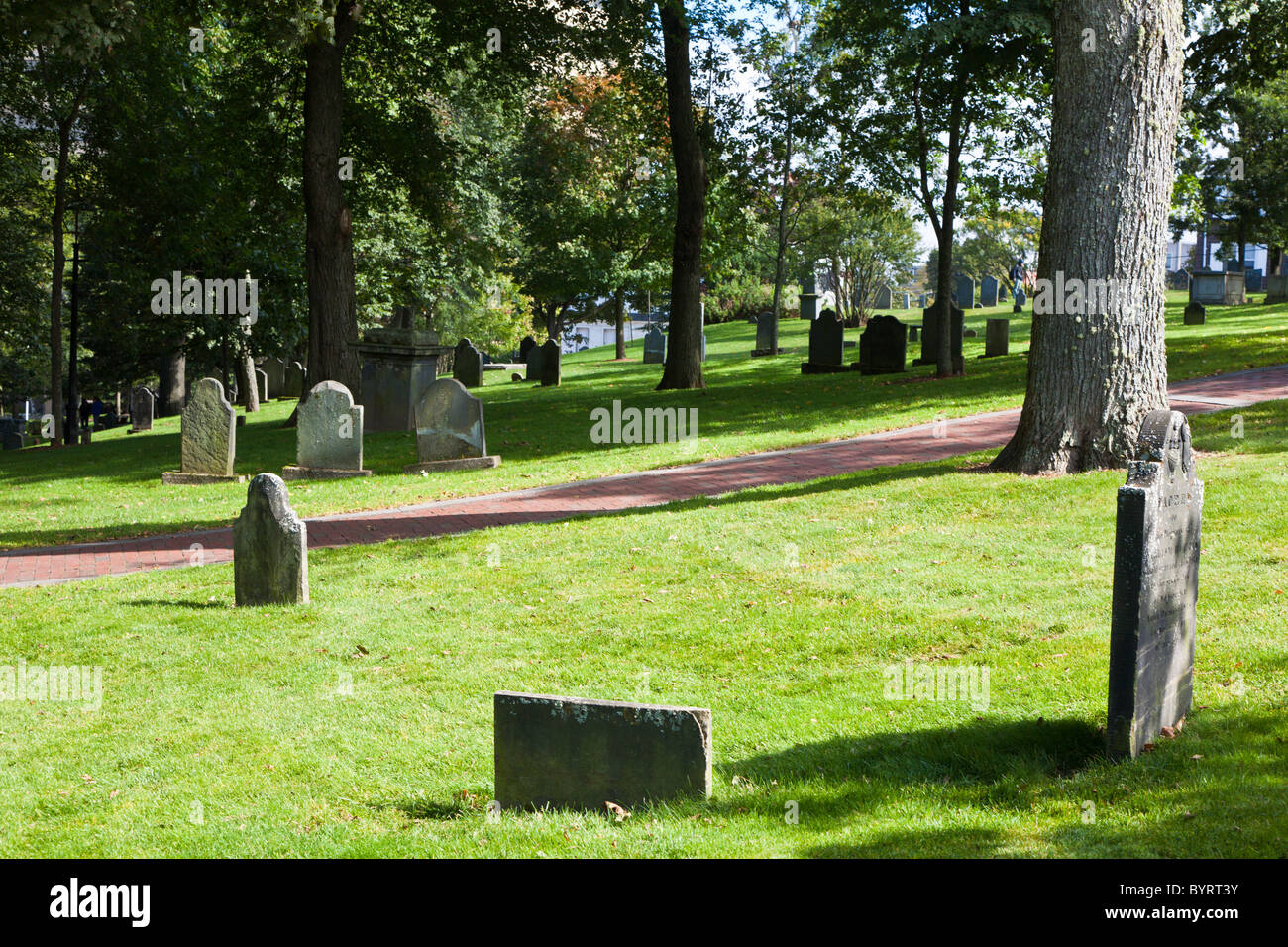Pierre tombale du nouveau brunswick Banque de photographies et d’images