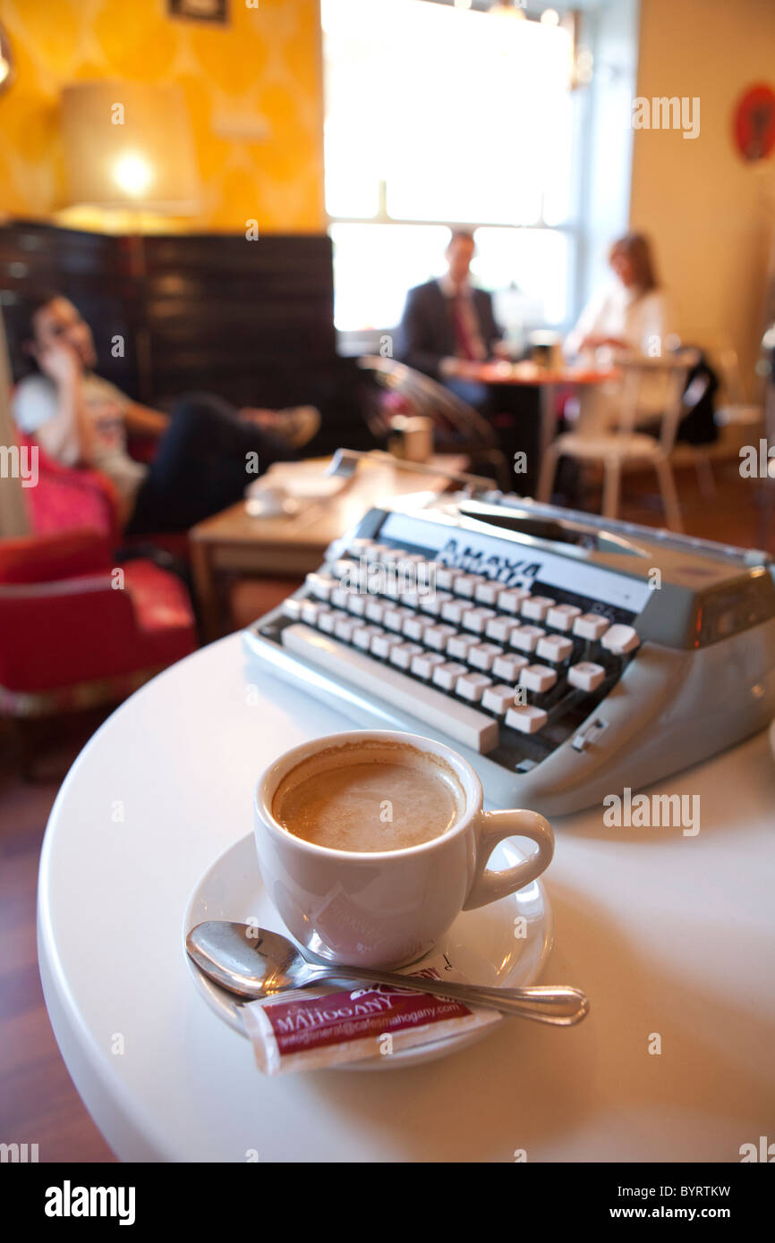 Café littéraire, Madrid, Espagne Banque D'Images