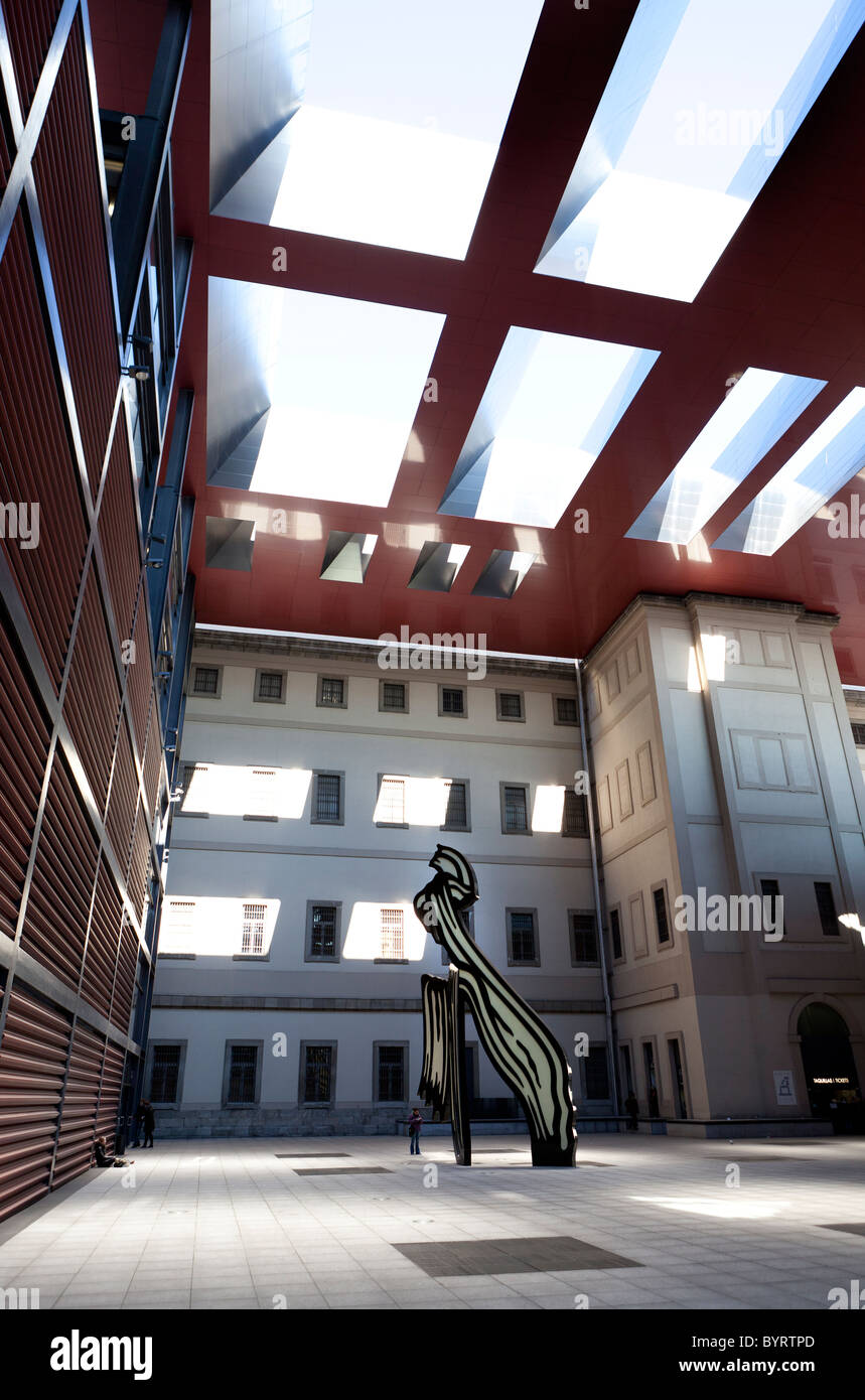 Musée d'Art Reina Sofia Madrid Espagne Banque D'Images