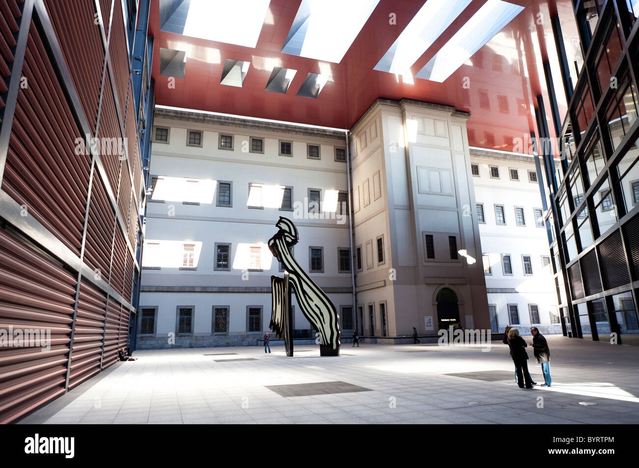 Musée d'Art Reina Sofia Madrid Espagne Banque D'Images