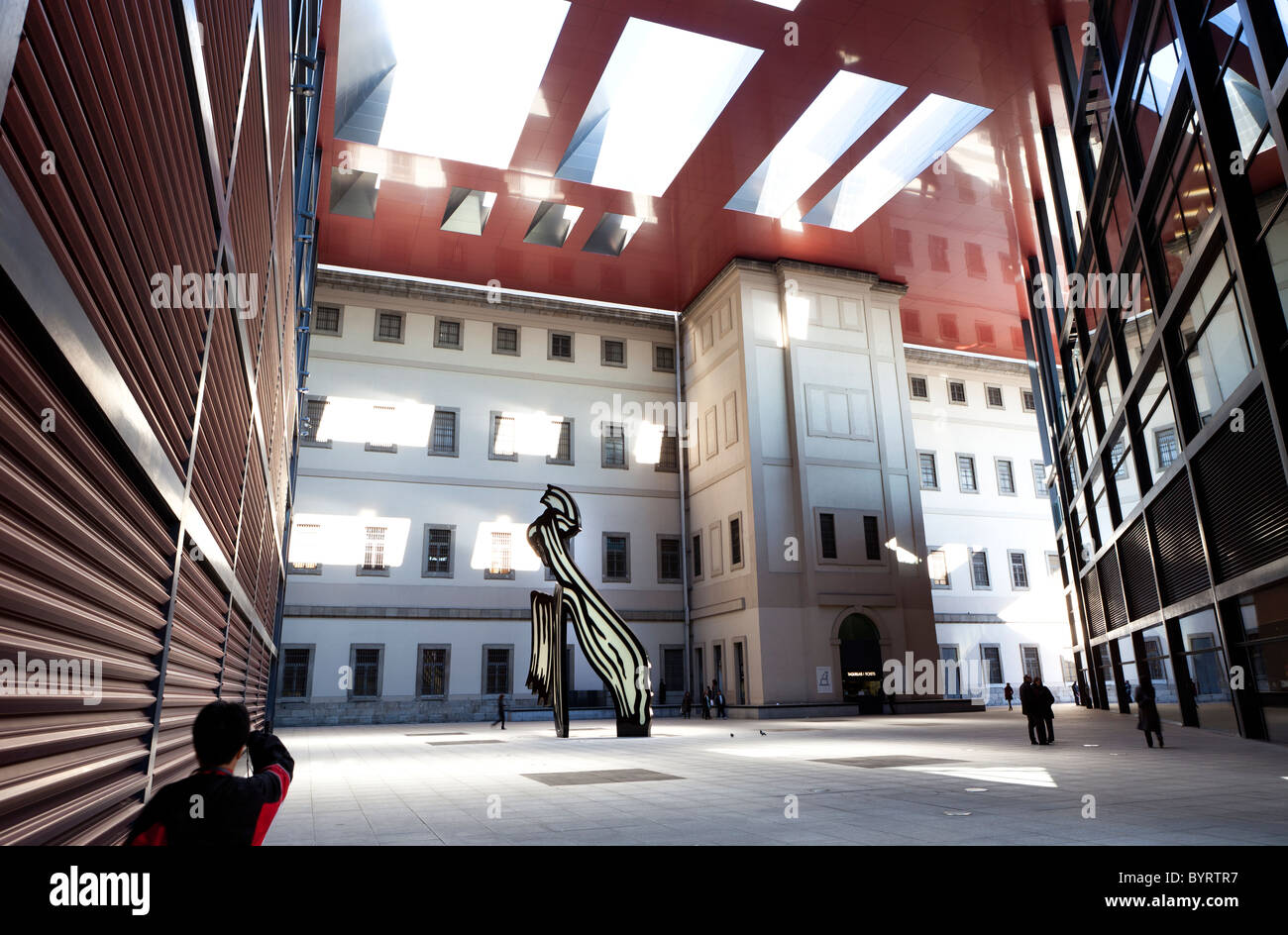 Musée d'Art Reina Sofia Madrid Espagne Banque D'Images