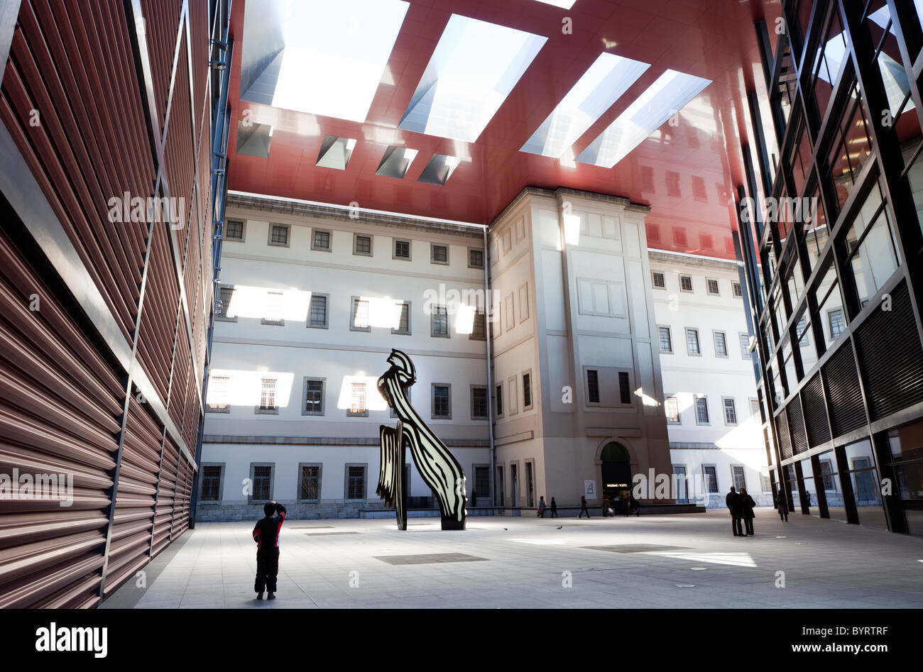 Musée d'Art Reina Sofia Madrid Espagne Banque D'Images