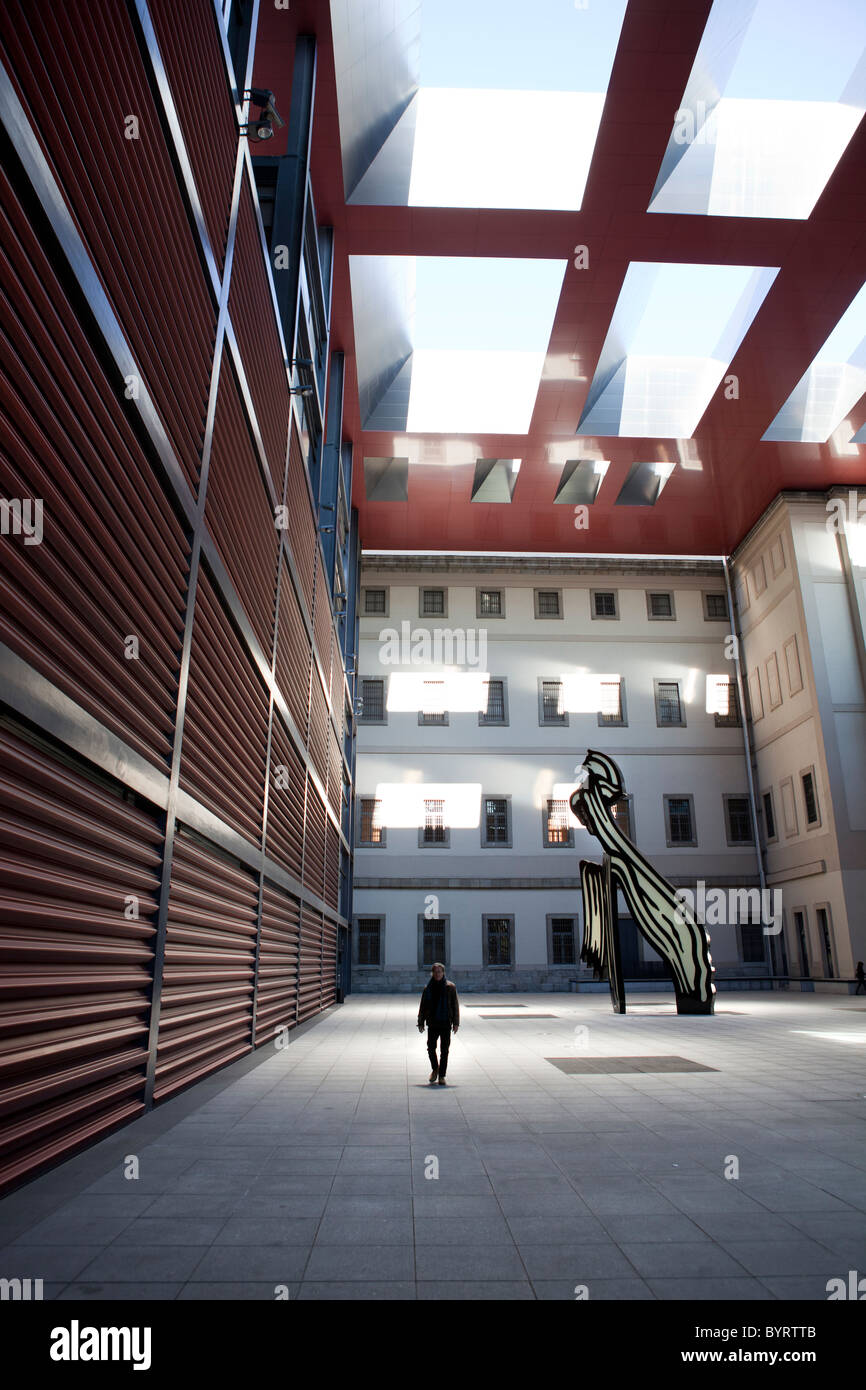 Musée d'Art Reina Sofia Madrid Espagne Banque D'Images