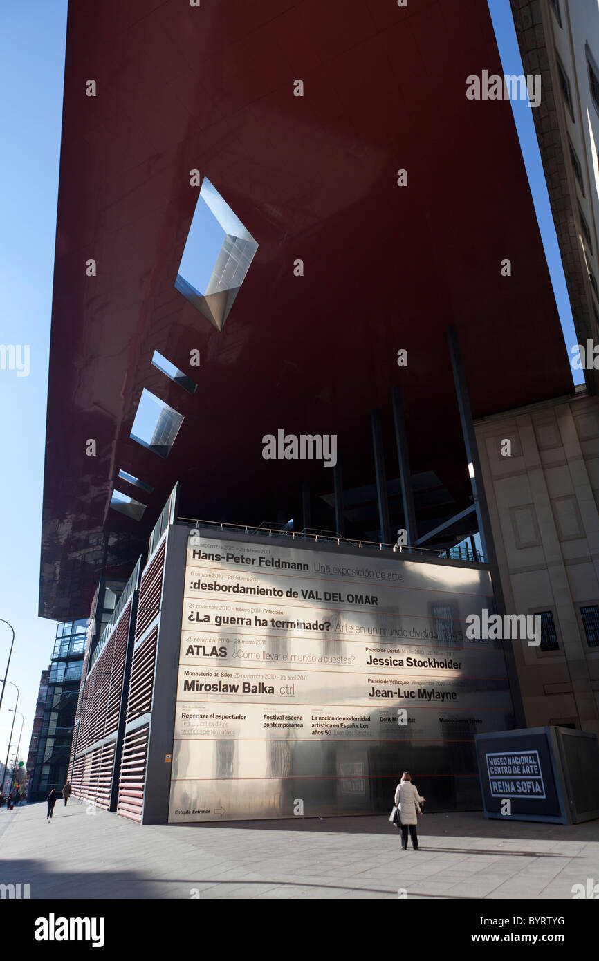 Musée d'Art Reina Sofia Madrid Espagne Banque D'Images