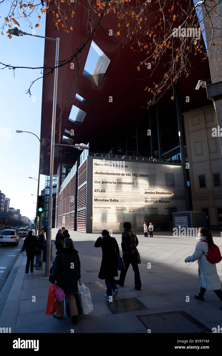 Musée d'Art Reina Sofia Madrid Espagne Banque D'Images