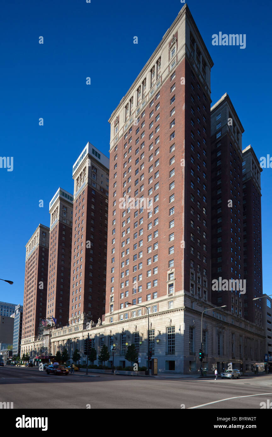 Hôtel de luxe Hilton Chicago, Chicago, Illinois. USA Banque D'Images