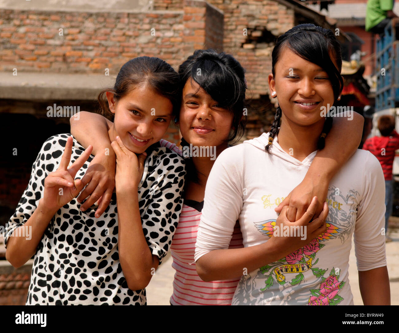 La vie des populations ( l ) les Népalais , la vie dans la rue à Katmandou kathmandu , Népal , Banque D'Images