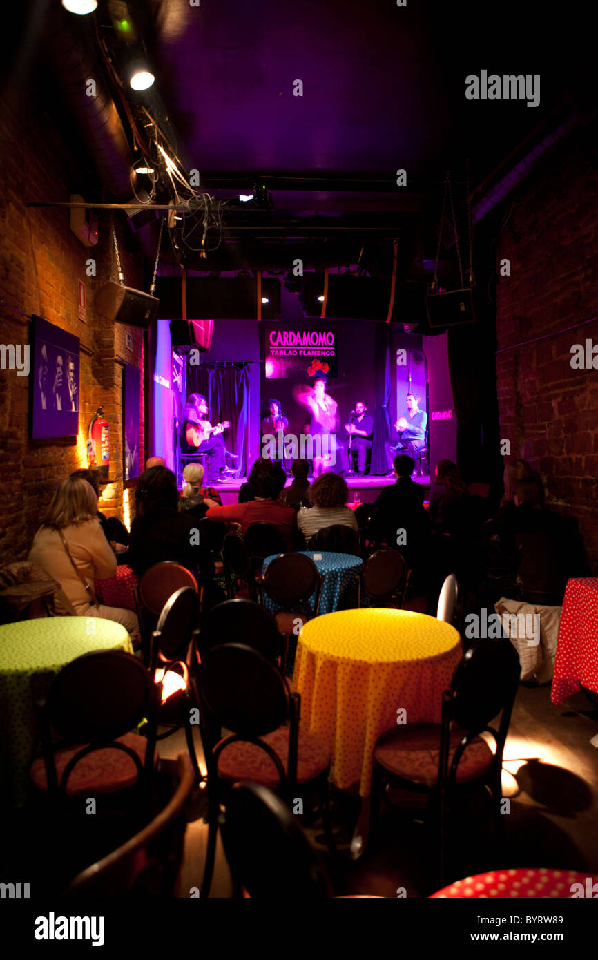La danse flamenco Espagne Madrid Banque D'Images