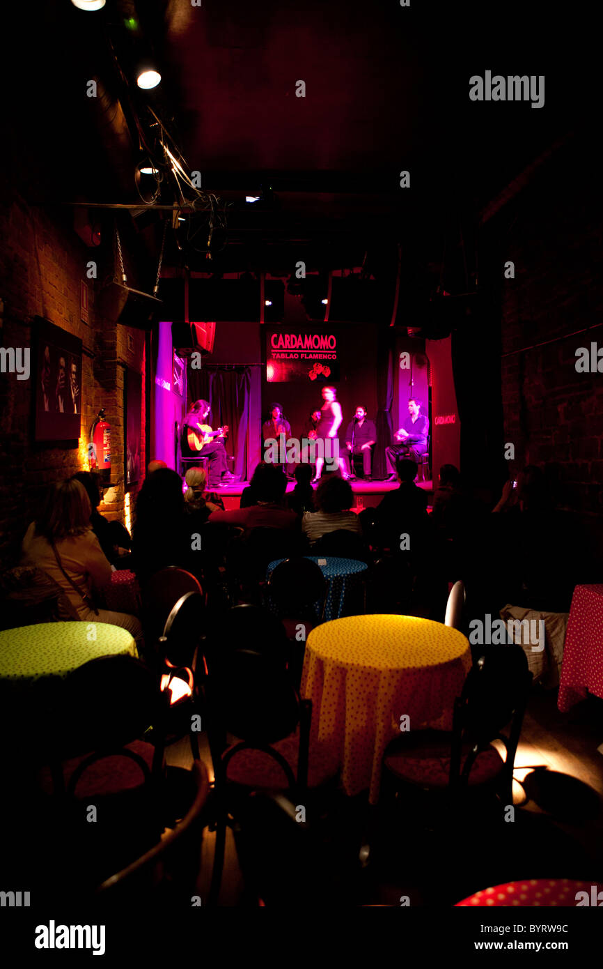 La danse flamenco Espagne Madrid Banque D'Images