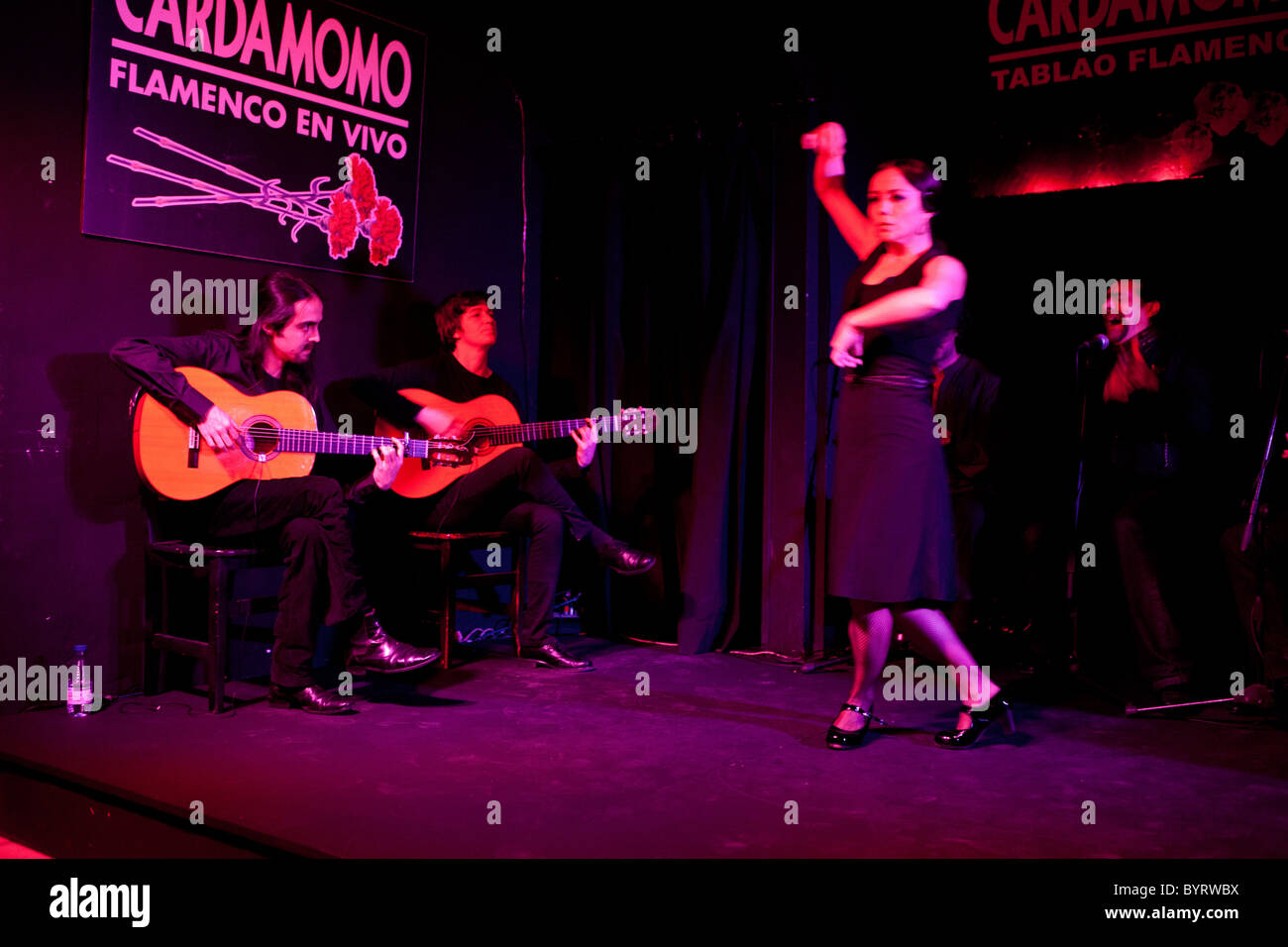 La danse flamenco Espagne Madrid Banque D'Images