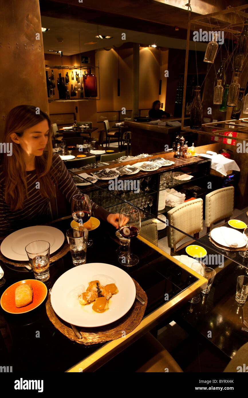 Four 180 Restaurant Madrid, Espagne Banque D'Images