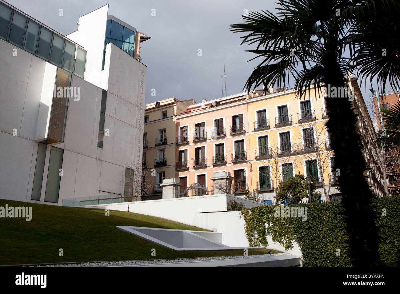 Le musée Thyssen, Madrid, Espagne Banque D'Images