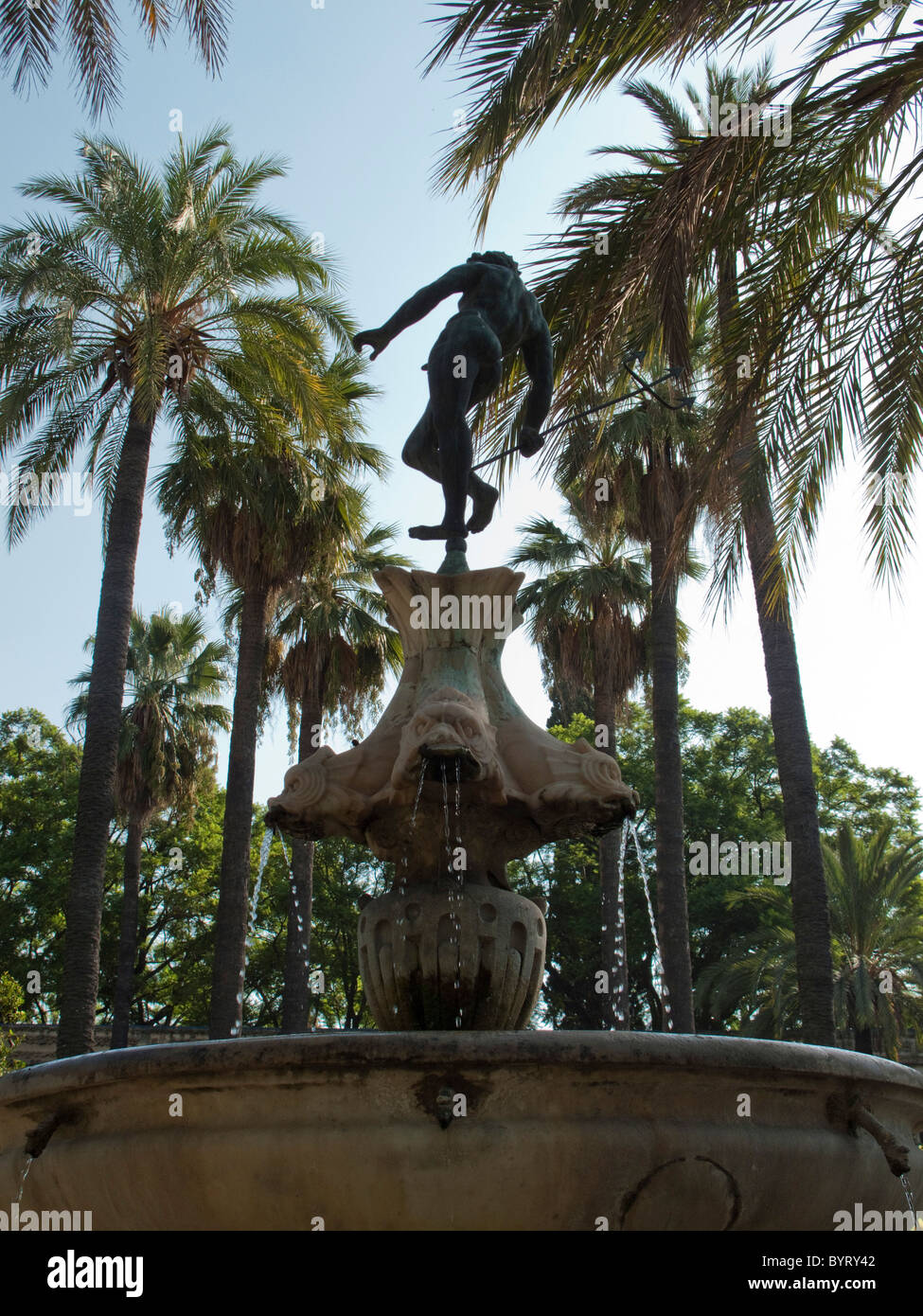 L'Alcázar de Séville (Reales Alcázares de Sevilla' ou 'Royal Alcazars de Séville") Banque D'Images
